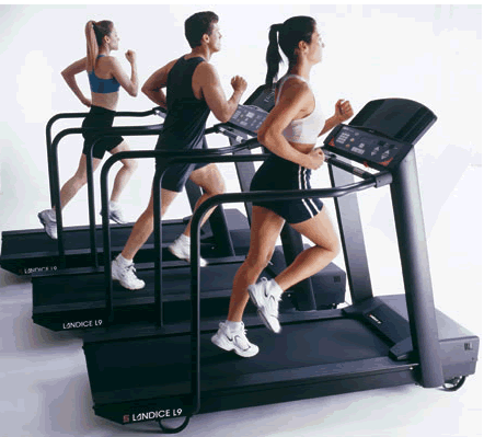 people running on treadmill